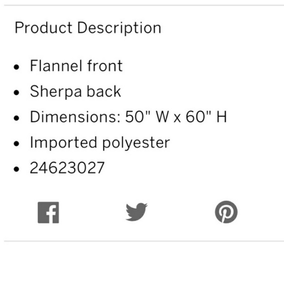 Victoria's secret PINK SHERPA Blanket - Picture 3 of 3